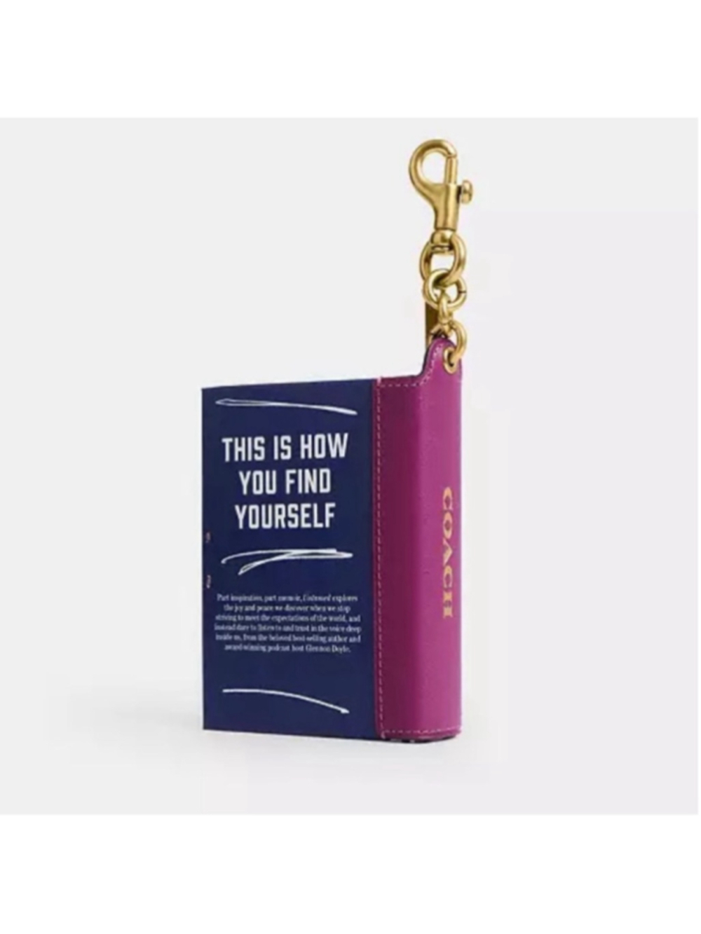 NEW Coach Book Charm Untamed by Glennon Doyle NWT - Picture 6 of 9